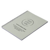 Carnet de marque Logo Entreprise d'affaires (Côté gauche)