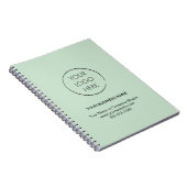 Carnet de marque Logo Entreprise d'affaires (Côté Droit)