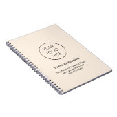 Carnet de marque Logo Entreprise d'affaires (Côté Droit)