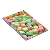 Carnet de marshmallows miniatures colorés (Côté Droit)