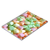 Carnet de marshmallows miniatures colorés (Côté gauche)