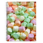 Carnet de marshmallows miniatures colorés (Devant)