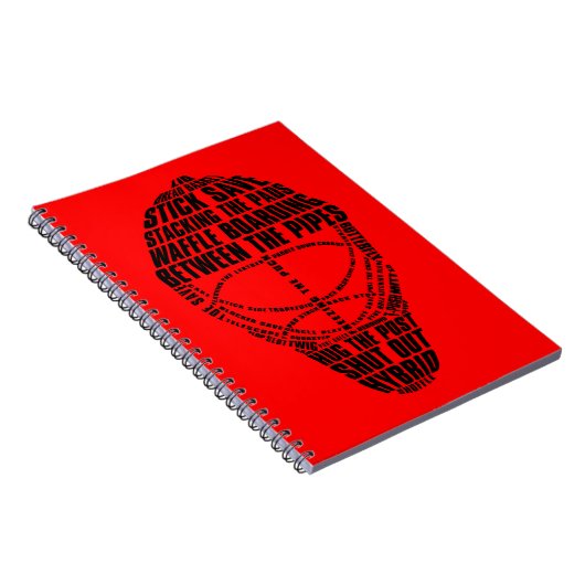 Carnet de masque de gardien de hockey (Côté Droit)