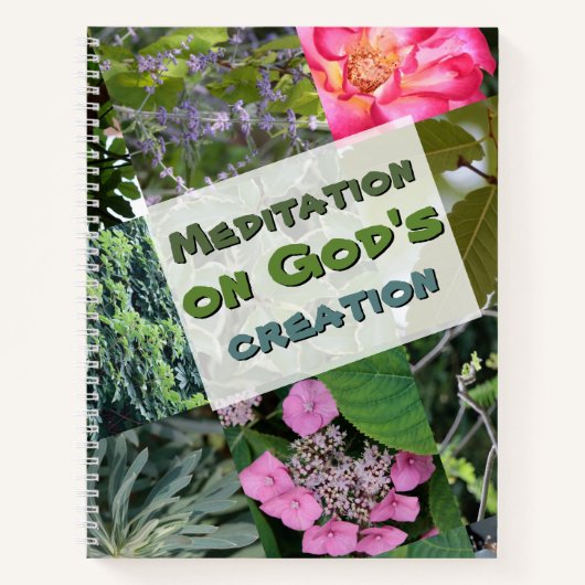 Carnet de méditation sur la nature (Devant)