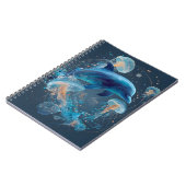 Carnet de méduse bleu brillant (Côté gauche)