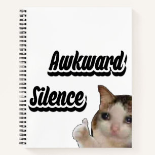 Carnet de mème de chat Awkward Silence
