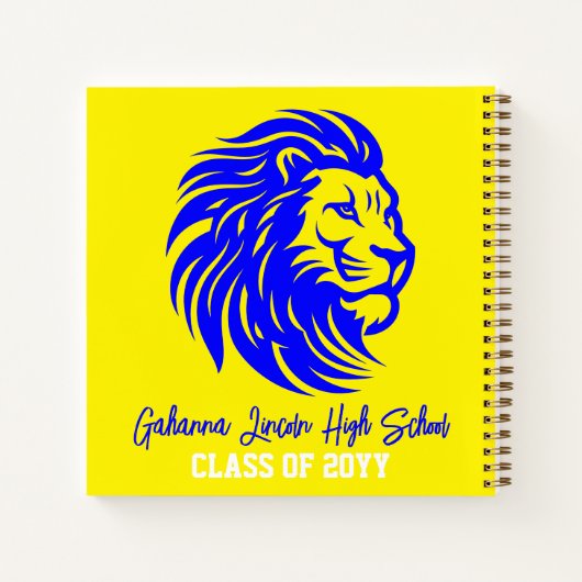 Carnet de mémoire autographe pour classe de 2026 (Dos)