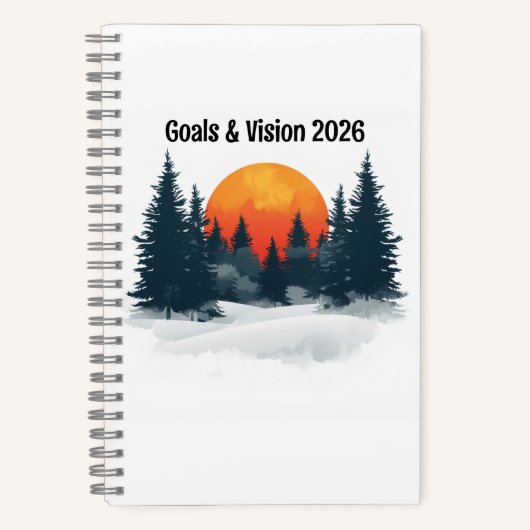 Carnet de mentalité de réussite personnalisé Objec (Recto)