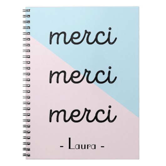 Carnet de Merci (Devant)