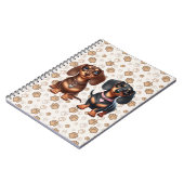 Carnet De mignons amis dachshund (Côté gauche)