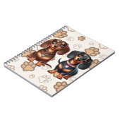 Carnet De mignons amis dachshund (Côté gauche)