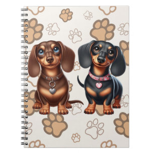 Carnet De mignons amis dachshund