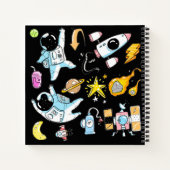 Carnet De mignons astronautes dans les Doodles spatiaux E (Dos)