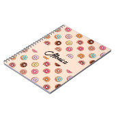 Carnet De mignons beignets décoratifs roses (Côté gauche)