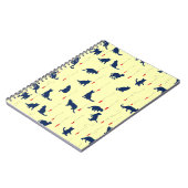 Carnet De mignons chatons bleus et des poissons rouges (Côté gauche)