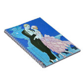 Carnet de minuit d'art déco de baiser (Côté Droit)