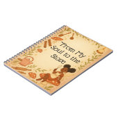 Carnet "De mon âme à la cuisinière" (Côté gauche)