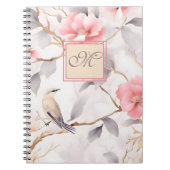 Carnet de monogramme rose (Devant)
