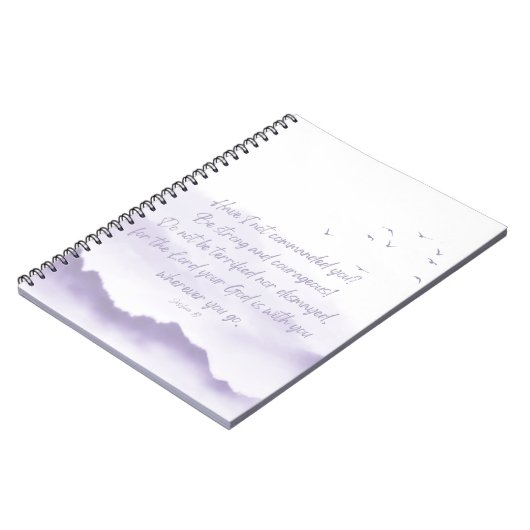 Carnet de montagnes d'aquarelle violette (Côté gauche)