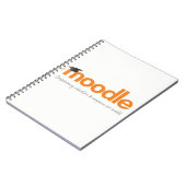 Carnet de Moodle : Crayon orange (Côté gauche)