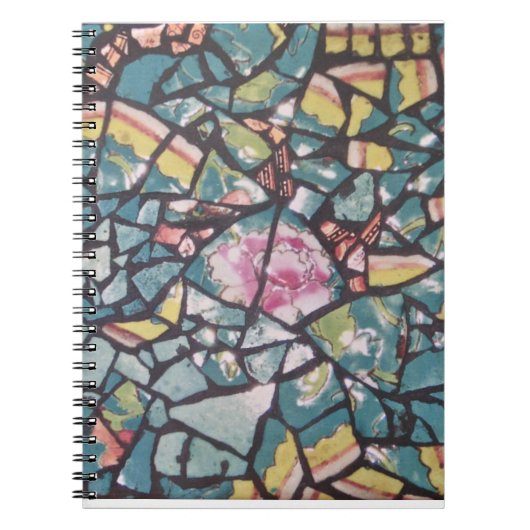 Carnet de mosaïque de turquoise (Devant)