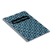 Carnet de Motif Carré géométrique Abstrait (Côté Droit)