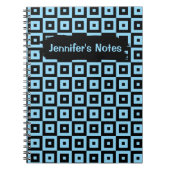 Carnet de Motif Carré géométrique Abstrait (Devant)