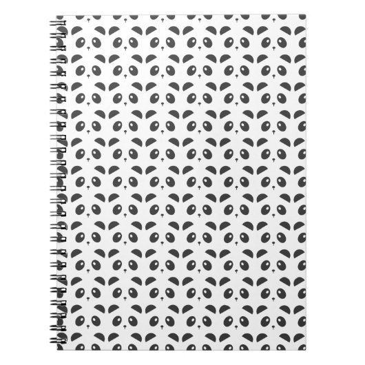 Carnet de motif de panda (Devant)