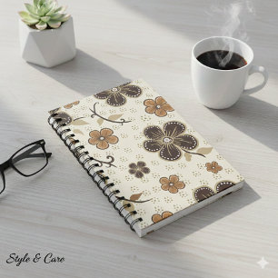 Carnet de motifs floraux abstraits Modern Blooms