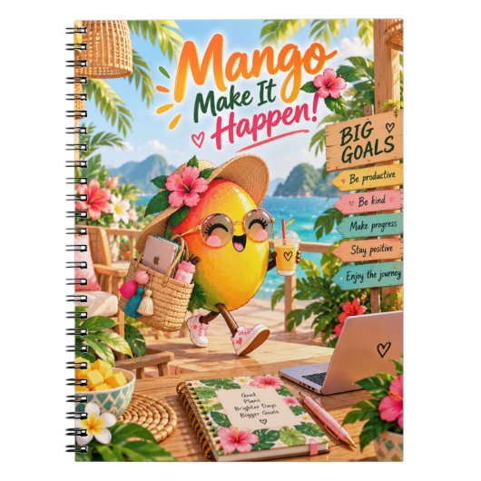 Carnet de motivation Mango Make It Happen (Devant)