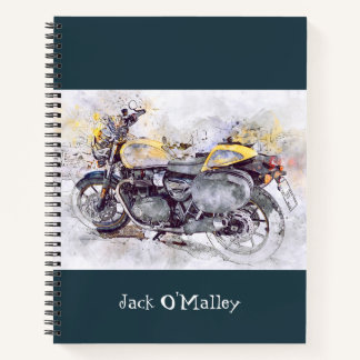 Carnet de moto vintage classique