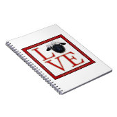 Carnet de moutons du Valais Blacknose d'amour (Côté Droit)