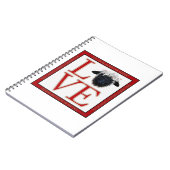 Carnet de moutons du Valais Blacknose d'amour (Côté gauche)
