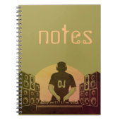 Carnet de musique du DJ de notes (Devant)