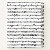 Carnet de musique en feuille (Dos)