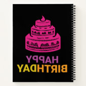 Carnet de naissance gâteau rose (Dos)