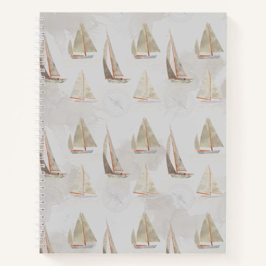 Carnet de navigation - Illustration nautique vinta (Devant)