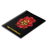 Carnet de Necronomicon avec le crâne et les (Côté gauche)