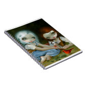 Carnet de "neige blanc et de rose de rouge" (Côté Droit)