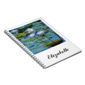 Carnet de nénuphars bleus (Côté Droit)