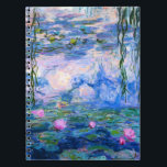 Carnet de nénuphars de Monet<br><div class="desc">Carnet de nénuphars de Monet. Peinture à l'huile sur la toile à partir de 1916. Monet a peint son étang célèbre de nénuphar d'une manière obsédante pendant les années finales de sa carrière, tirant l'inspiration de la lumière du soleil et son effet changeant sur l'eau et les fleurs et le...</div>