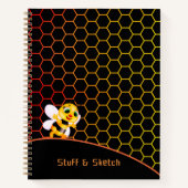 Carnet de nid d'abeille motif (Devant)