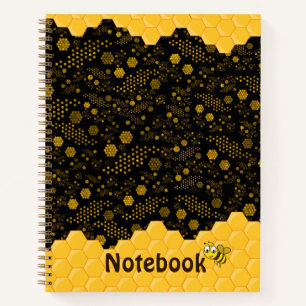 Carnet de nid d'abeilles motif personnalisé
