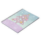Carnet de Noël arbre de Noël pastel (Côté gauche)