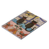 Carnet de Noël de chat noir (Côté gauche)