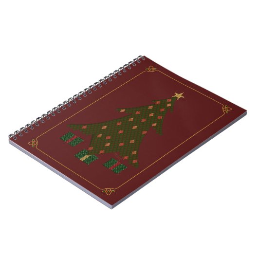 Carnet de Noël doré (Côté gauche)