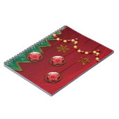 Carnet de Noël fêté fractal (Côté gauche)