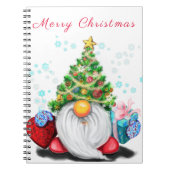 Carnet de Noël Gnome avec cadeaux (Devant)