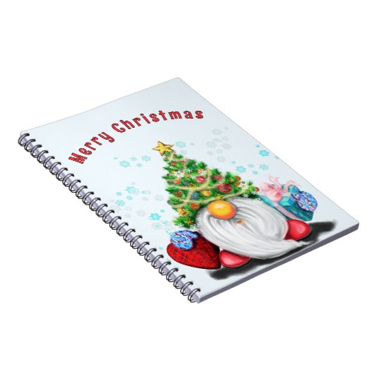 Carnet de Noël Gnome mignon (Côté Droit)