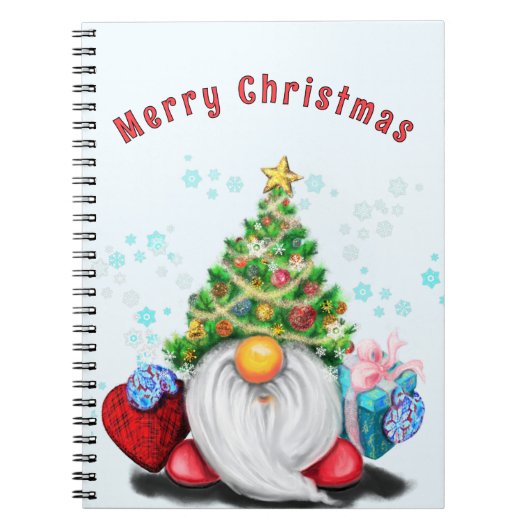 Carnet de Noël Gnome mignon (Devant)